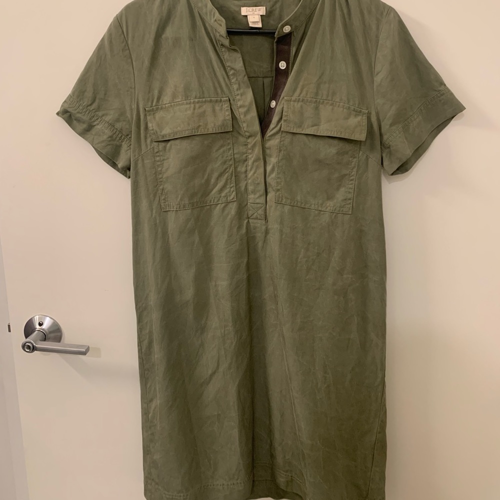 jcrew t-shirt shift dress